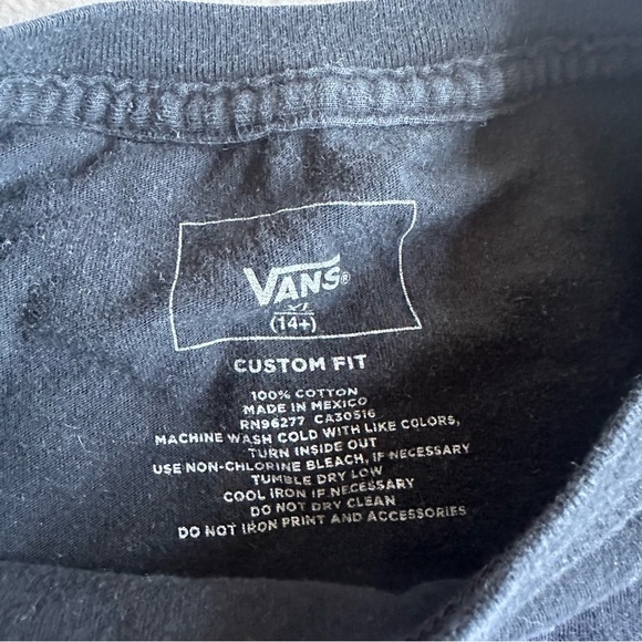 Vans | "Off the Wall" Hawaiian Graphic Logo Tee Shirt | Size Extra Large (14+) - Picture 6 of 9